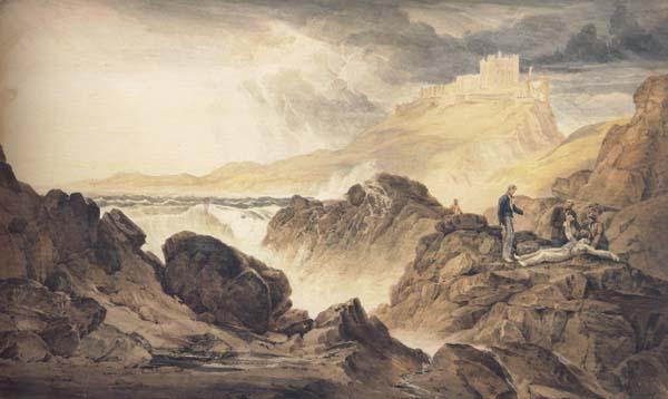 John Christian Schetky Bamborough Castle,Northumberland oil painting image